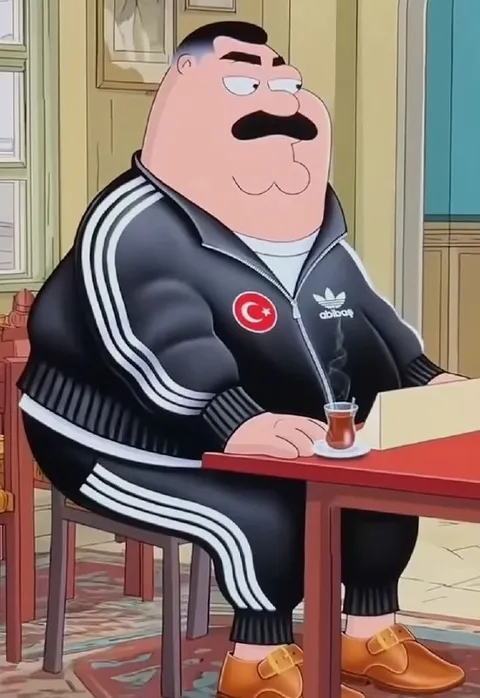 Питер Гриффин в спортивном костюме