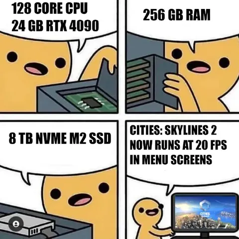 128-Core PC Runs Cities Skylines 2