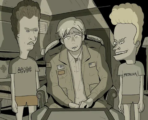 Beavis and Butt-Head Recruit a Soldier