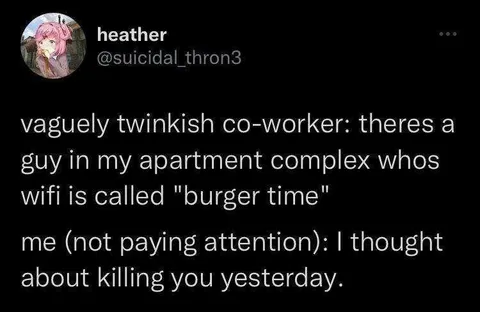 Burger Time WiFi Threat