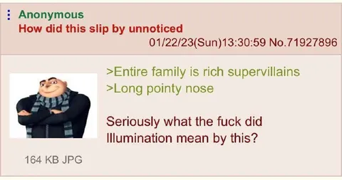 Gru’s Long Pointy Nose Mystery