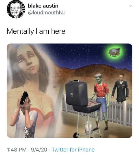 Mentally I Am Here