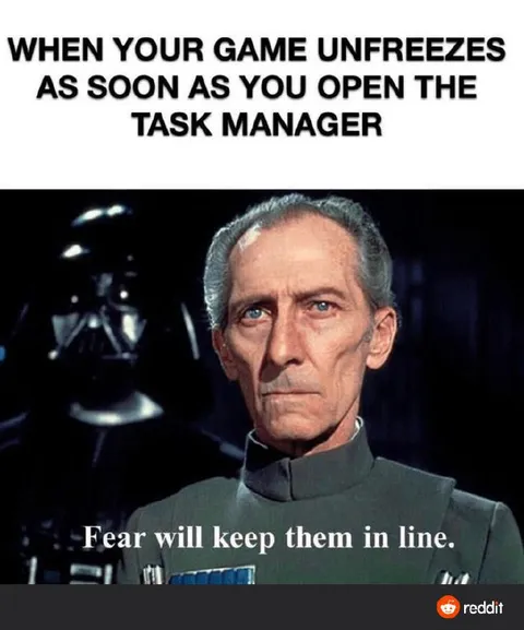 Game Unfreezes When Task Manager Opens
