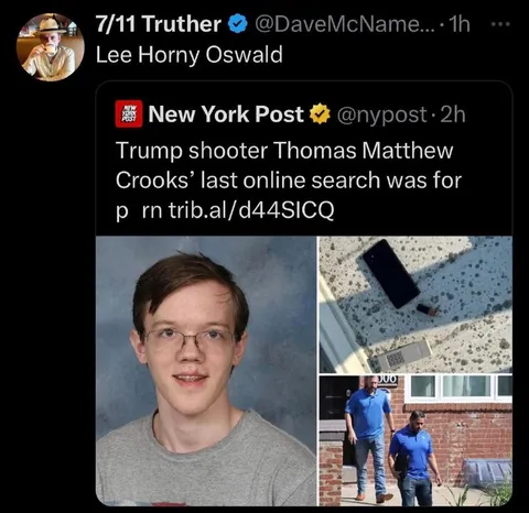 Lee Horny Oswald Search Joke