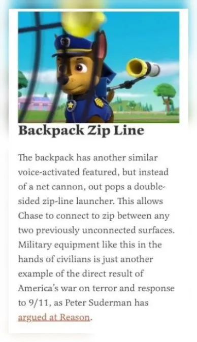 Backpack Zip Line