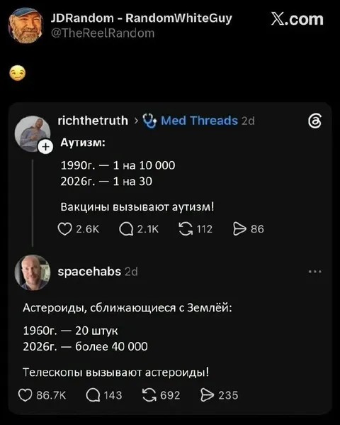 Телескопы вызывают астероиды