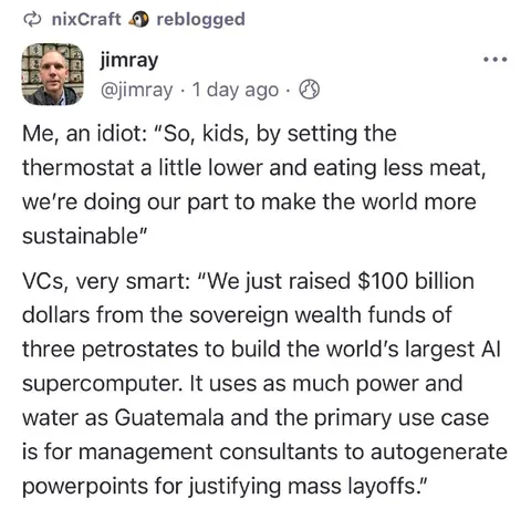 AI Supercomputer Climate Hypocrisy