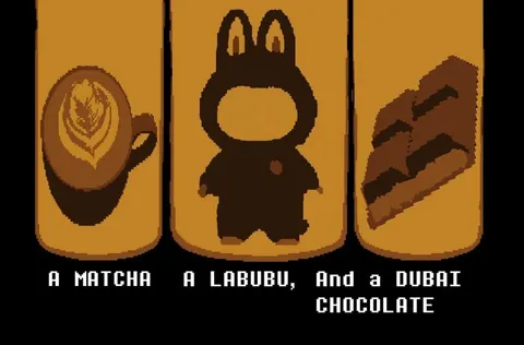 Matcha Labubu Dubai Chocolate