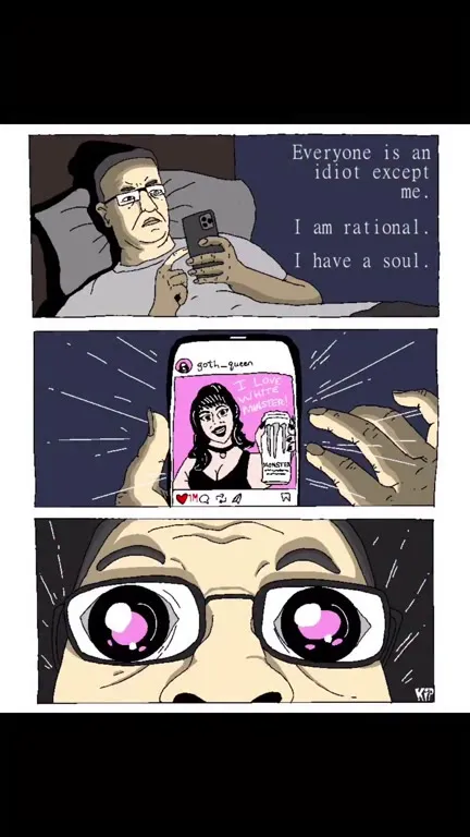 Rational Man Discovers Goth Queen