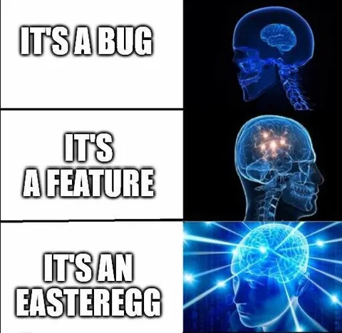 Bug Feature Easter Egg Brain