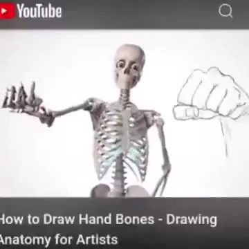 Skeleton Learns to Draw Hands