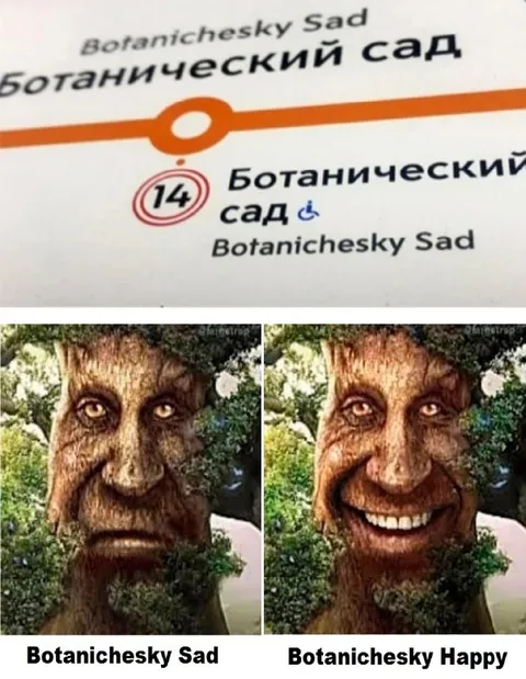 Ботанический сад: грустно и счастливо