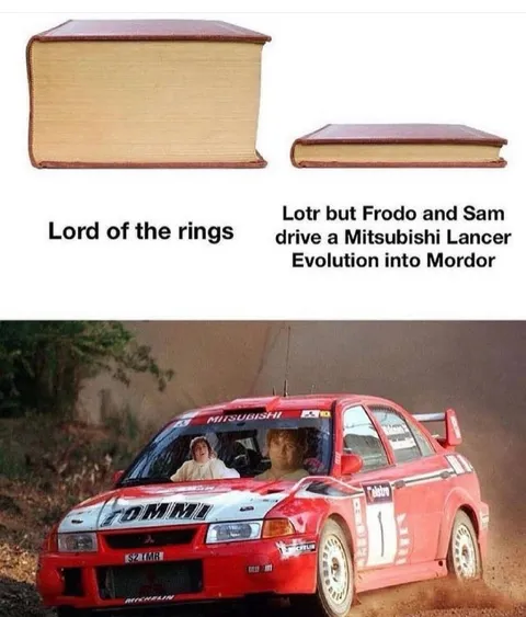 Frodo and Sam Drive to Mordor