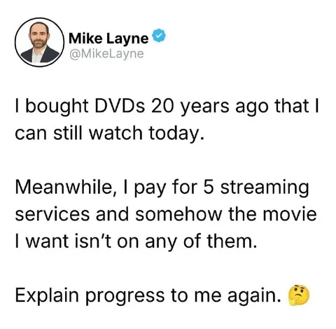 DVDs Beat Streaming Services