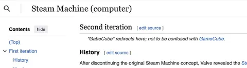 Steam Machine GabeCube Redirect