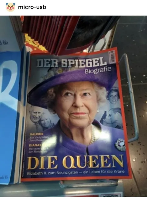 Die Queen im Spiegel-Magazin