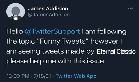 Eternal Classic in Funny Tweets