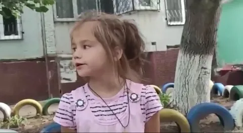 Девочка рассказывает про пожар