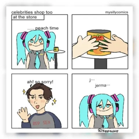 Miku and Jerma at the Store