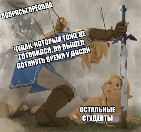 Вопросы препода и остальные студенты