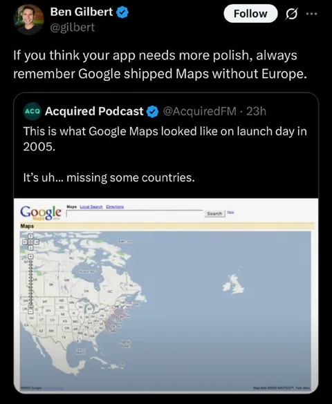 Google Maps Without Europe
