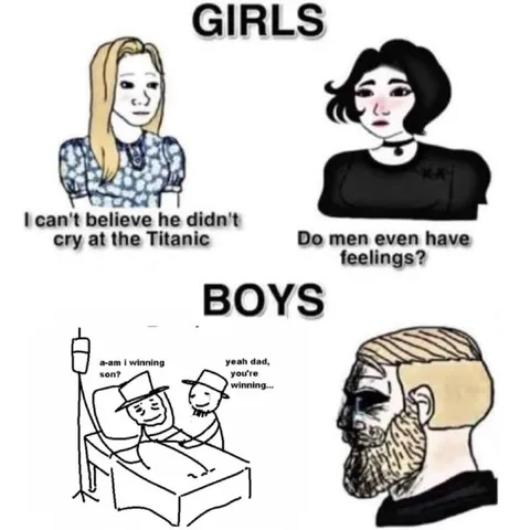 Girls Versus Boys Feelings