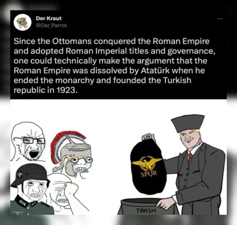 Atatürk Dissolved the Roman Empire