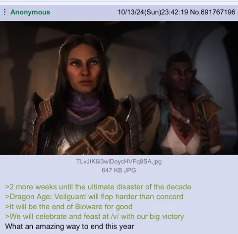 Dragon Age Veilguard Flop Prediction