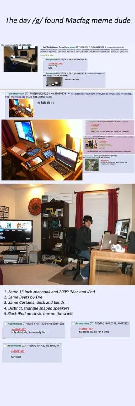 The Macfag Meme Dude Found