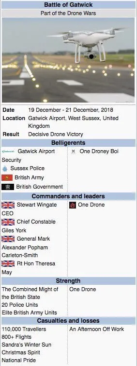 Battle of Gatwick Drone Victory