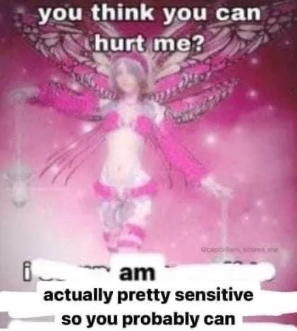 Sensitive pink fairy response