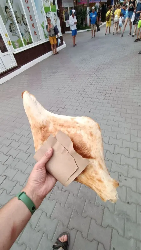 Пури размером с пончо