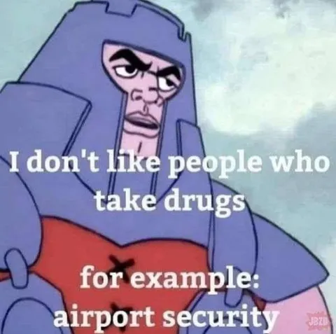 Airport Security Takes Drugs