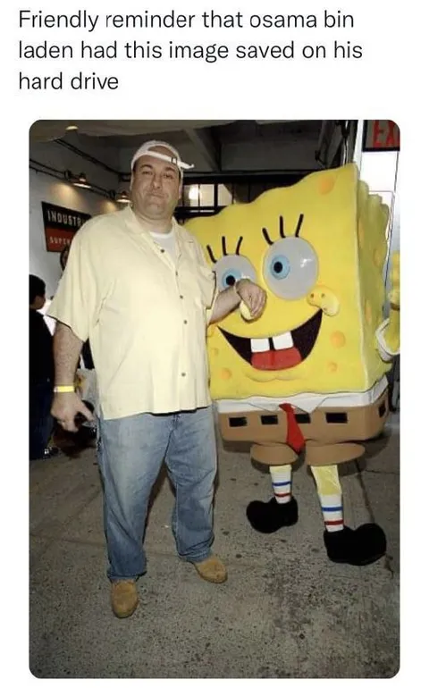 Osama Bin Laden SpongeBob Photo