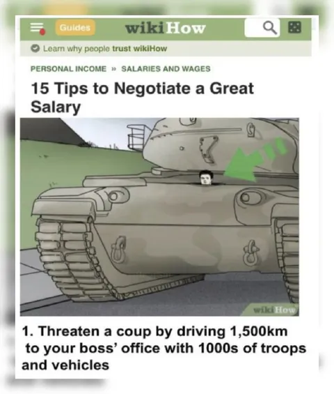 WikiHow Salary Negotiation Tank