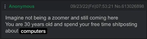 Imagine Not Being a Zoomer