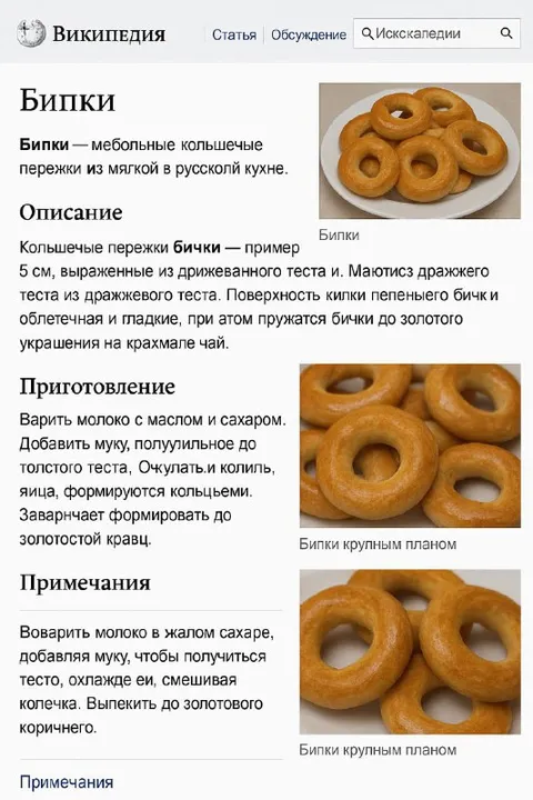Утренняя Википедия про бипки