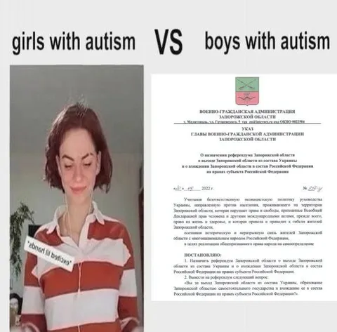 Girls With Autism vs Boys With Autism