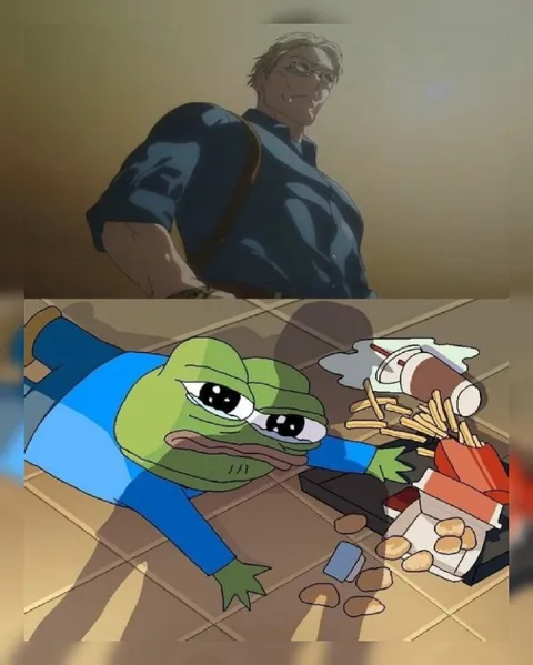 Пепе ползёт к фастфуду
