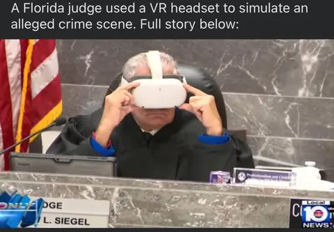 Florida Judge Uses VR Headset