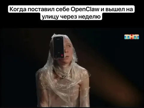 Когда поставил OpenClaw и вышел на улицу