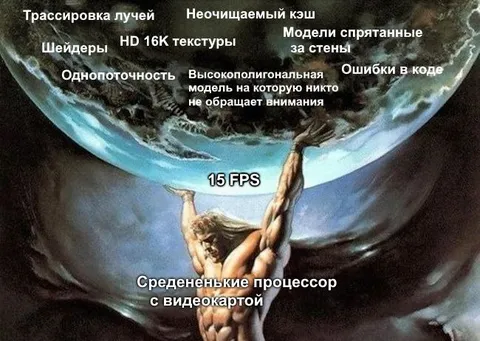 15 FPS и идеальная графика