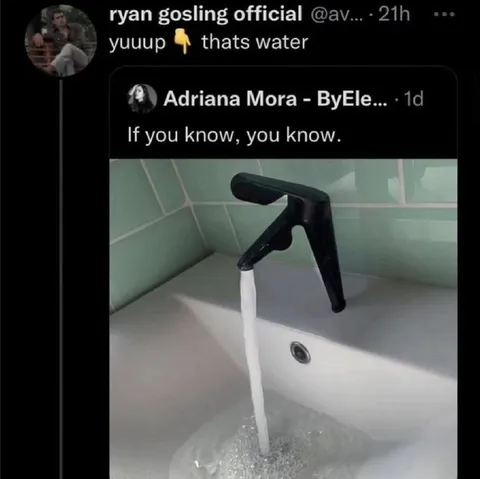 If You Know, You Know Faucet
