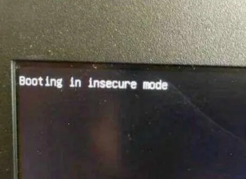 Booting In Insecure Mode