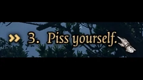 Piss Yourself Reaction