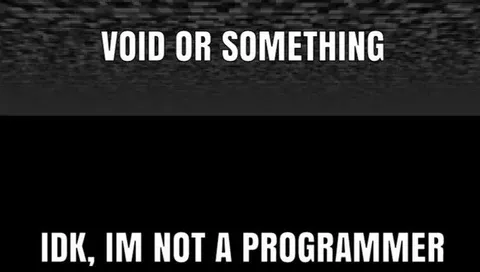Void or Something Programmer Joke
