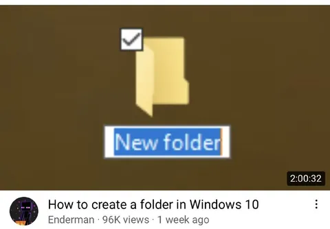 How to Create a New Folder