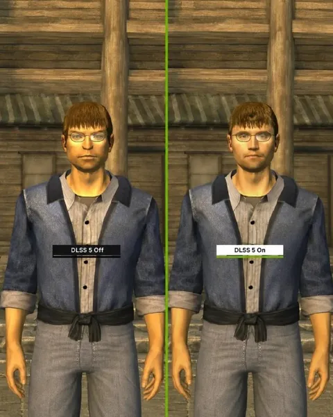 DLSS 5 On Versus Off