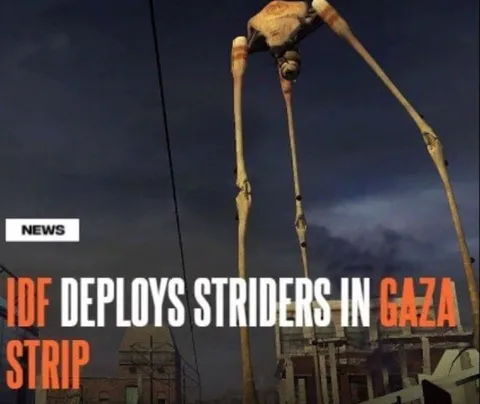 IDF Striders in Gaza