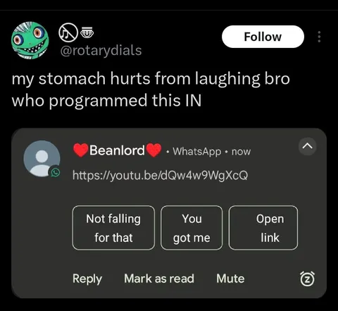 Not Falling for That Link